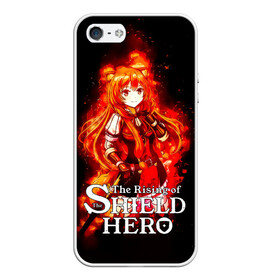 Чехол для iPhone 5/5S матовый с принтом Рафталия в огне - The Rising of the Shield Hero в Новосибирске, Силикон | Область печати: задняя сторона чехла, без боковых панелей | anime | light novel | manga | rafutaria | the rising of the shield hero | аниме | восхождение героя щита | енотовидная собака | императрица кутенро | клановый герой | клановый герой катаны | манга | повелительница | рабыня