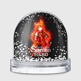 Игрушка Снежный шар с принтом Рафталия в огне - The Rising of the Shield Hero в Новосибирске, Пластик | Изображение внутри шара печатается на глянцевой фотобумаге с двух сторон | anime | light novel | manga | rafutaria | the rising of the shield hero | аниме | восхождение героя щита | енотовидная собака | императрица кутенро | клановый герой | клановый герой катаны | манга | повелительница | рабыня