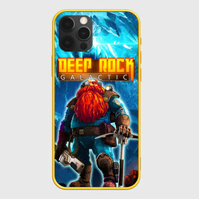 Чехол для iPhone 12 Pro с принтом Deep Rock Galactic / Scout в Новосибирске, силикон | область печати: задняя сторона чехла, без боковых панелей | collier | deep rock galactic | drg | dwarf | gnome | miner | pitman | scout | гном | дип рок галактик | добыча минералов | космические шахтеры | разведчик | шахтеры