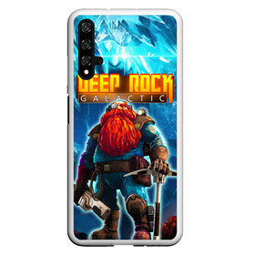 Чехол для Honor 20 с принтом Deep Rock Galactic / Scout в Новосибирске, Силикон | Область печати: задняя сторона чехла, без боковых панелей | collier | deep rock galactic | drg | dwarf | gnome | miner | pitman | scout | гном | дип рок галактик | добыча минералов | космические шахтеры | разведчик | шахтеры