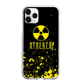 Чехол для iPhone 11 Pro матовый с принтом S T A L K E R 2 БРИЗГИ в Новосибирске, Силикон |  | chernobyl | pripyat | shadow of chernobyl | stalker | stalker 2 | воля | меченый | припять | свобода | свобода воля | сталкер | сталкер 2 | тени чернобыля | чернобыль