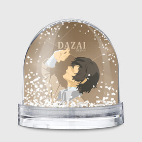 Игрушка Снежный шар с принтом Дазай Осаму / Dazai Osamu, bungou stray dogs (образ) в Новосибирске, Пластик | Изображение внутри шара печатается на глянцевой фотобумаге с двух сторон | bungou stray dogs | dazai | osamu | бродячие псы | великий | дазай | дазай осаму | демон | кинни | осаму | цитаты