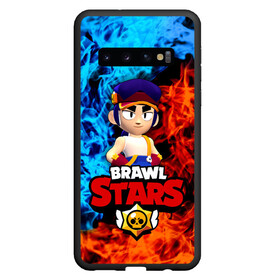 Чехол для Samsung Galaxy S10 с принтом ФЭНГ БРАВЛ СТАРС FANG BRAWL STARS ОГОНЬ в Новосибирске, Силикон | Область печати: задняя сторона чехла, без боковых панелей | 2022 | brawl | brawl stars | brawler | fang | stars | боец | бравл старс | бравлер | брол старс | год тигра | мобильная игра | новый | фанг | фэнг | фэнк | хроматик | хроматические | хроматический боец