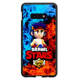 Чехол для Samsung S10E с принтом ФЭНГ БРАВЛ СТАРС FANG BRAWL STARS ОГОНЬ в Новосибирске, Силикон | Область печати: задняя сторона чехла, без боковых панелей | 2022 | brawl | brawl stars | brawler | fang | stars | боец | бравл старс | бравлер | брол старс | год тигра | мобильная игра | новый | фанг | фэнг | фэнк | хроматик | хроматические | хроматический боец