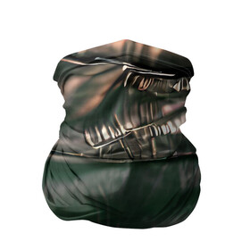 Бандана-труба 3D с принтом Постап стайл - рваная куртка в Новосибирске, 100% полиэстер, ткань с особыми свойствами — Activecool | плотность 150‒180 г/м2; хорошо тянется, но сохраняет форму | гранж | депрессивный | кожа | постап | постапокалипсис | темный | черный