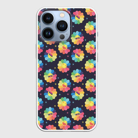 Чехол для iPhone 13 Pro с принтом Веселые ромашки в Новосибирске,  |  | настроение | паттерн | природа | ромашки | цветик семицветик | цветы