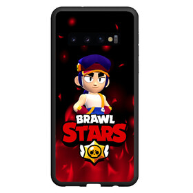 Чехол для Samsung Galaxy S10 с принтом ФЭНГ БРАВЛ СТАРС FANG BRAWL STARS ОГОНЬ в Новосибирске, Силикон | Область печати: задняя сторона чехла, без боковых панелей | 2022 | brawl | brawl stars | brawler | fang | stars | боец | бравл старс | бравлер | брол старс | год тигра | мобильная игра | новый | огонь | фанг | фэнг | фэнк | хроматик | хроматические | хроматический боец