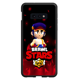 Чехол для Samsung S10E с принтом ФЭНГ БРАВЛ СТАРС FANG BRAWL STARS ОГОНЬ в Новосибирске, Силикон | Область печати: задняя сторона чехла, без боковых панелей | 2022 | brawl | brawl stars | brawler | fang | stars | боец | бравл старс | бравлер | брол старс | год тигра | мобильная игра | новый | огонь | фанг | фэнг | фэнк | хроматик | хроматические | хроматический боец