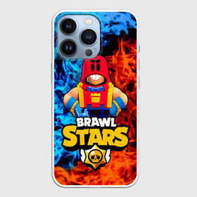 Чехол для iPhone 13 Pro с принтом ГРОМ БРАВЛ СТАРС, GROM BRAWL STARS ОГОНЬ в Новосибирске,  |  | Тематика изображения на принте: brawl | brawl stars | brawler | grom | stars | боец | бравл старс | бравлер | брол старс | гром | мобильная игра | новый | хроматик | хроматические | хроматический боец | эпич