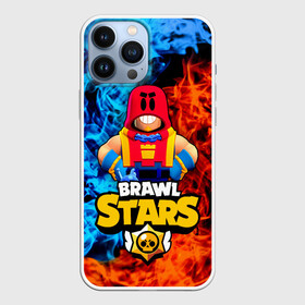 Чехол для iPhone 13 Pro Max с принтом ГРОМ БРАВЛ СТАРС, GROM BRAWL STARS ОГОНЬ в Новосибирске,  |  | Тематика изображения на принте: brawl | brawl stars | brawler | grom | stars | боец | бравл старс | бравлер | брол старс | гром | мобильная игра | новый | хроматик | хроматические | хроматический боец | эпич