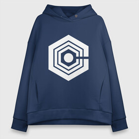 Женское худи Oversize хлопок с принтом КОРПОРАЦИЯ ЗАГОВОР COGNITO INC LOGO SYMBOL в Новосибирске, френч-терри — 70% хлопок, 30% полиэстер. Мягкий теплый начес внутри —100% хлопок | боковые карманы, эластичные манжеты и нижняя кромка, капюшон на магнитной кнопке | corp | corp inc | inside | inside job | shadow | грибы | заговор | инсайд | инсайд джоб | когнито инк | корп инк | корпорация | корпорация заговор | монстры | мультфильмы | нет | правительство | тайное правительство