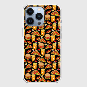 Чехол для iPhone 13 Pro с принтом Fast Food (Фастфуд) в Новосибирске,  |  | burger | cheeseburger | fast food | hamburger | hot dog | pizza | taco burrito | блюдо | бургер | быстрое питание | гамбургер | еда | жратва | завтрак | корм | кушанье | макдоналдс | обед | перекус | пицца | пища | повар