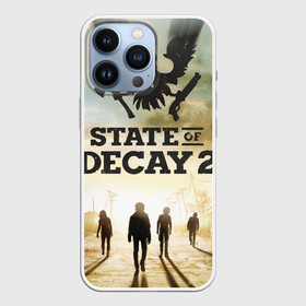 Чехол для iPhone 13 Pro с принтом Poster | State of Decay (+спина) в Новосибирске,  |  | poster | state of decay | survival horror | undead labs | загнивающий штат | зомби апокалипсис | постер | стадия разложения | стейт оф декай