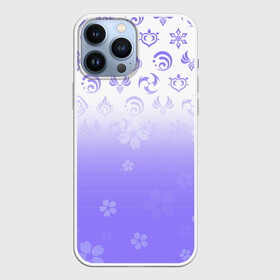 Чехол для iPhone 13 Pro Max с принтом GENSHIN IMPACT SYMBOL PATTERN SAKURA | САКУРА в Новосибирске,  |  | anime | genshin impact | аниме | геншен импакт | геншин импакт | геншин эмпакт | геншинимпакт | игры | персонажи