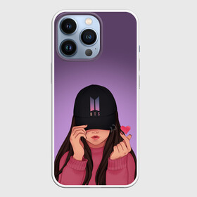 Чехол для iPhone 13 Pro с принтом BTS | LOVE в Новосибирске,  |  | bangtanboys | blackpink | bts | btsarmy | jhope | jimin | jin | jungkook | kimtaehyung | kpop | suga | taehyung | бтс | кпоп | люблю | подарок | хочу