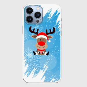 Чехол для iPhone 13 Pro Max с принтом Зимний олень с подарком в Новосибирске,  |  | 2022 | happy new year | merry christmas | год тигра | зима близко | нг | новогодний | новый год | новый год 2022 | олень | рождество | символ 2022 года | снег | снежинки