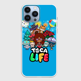 Чехол для iPhone 13 Pro Max с принтом Toca Boca | Тока Бока зима в Новосибирске,  |  | toca boca | детская игра | игра | лого | логотип | персонажи | прикоснуться ко рту | тока бока