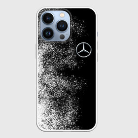 Чехол для iPhone 13 Pro с принтом Чёрно белый | Мерседес в Новосибирске,  |  | amg | auto | bens | benz | logo | merc | mercedes | mercedes benz | mersedes | moto | new | star | vthctltc | авто | амг | бенц | звезда | класс | лого | логотип | мерин | мерс | мерседес | мерседес бенц | мото | новый | символ | символы | ьуксуву