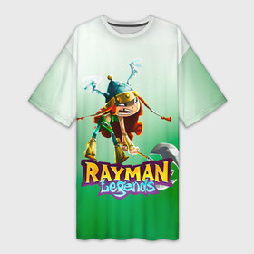 Платье-футболка 3D с принтом Rayman Legends Барбара в Новосибирске,  |  | barbara | rayman legends | барбара | легенды раймана | легенды раймонда | легенды реймана | райман легендс | рейман легендс