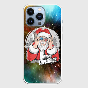 Чехол для iPhone 13 Pro с принтом Стерео Санта | 2022 в Новосибирске,  |  | 2022 | christmas | frost | new year | santa claus | год тигра | дед мороз | дедушка мороз | мороз | наступающий год | новогодний | новый год | рождественский | рождество | рождество христово | с новым годом | санта