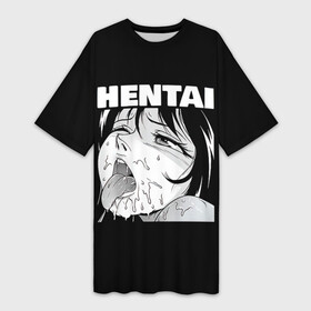 Платье-футболка 3D с принтом HENTAI девочка ahegao в Новосибирске,  |  | Тематика изображения на принте: ahegao | anime | covey | culture | kawai | kowai | manga | oppai | otaku | sempai | senpai | sugoi | trend | waifu | yandere | аниме | ахегао | вайфу | ковай | манга | отаку | семпай | сенпай | тренд | х