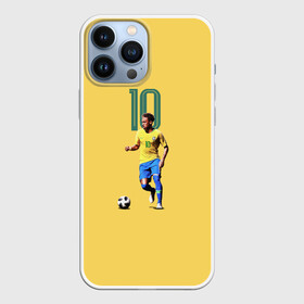 Чехол для iPhone 13 Pro Max с принтом Неймар Сборная Бразилии в Новосибирске,  |  | Тематика изображения на принте: psg | бразилия | неймар | псж | сборная бразилии | футбол