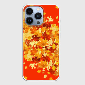 Чехол для iPhone 13 Pro с принтом Кленовый листопад в Новосибирске,  |  | autumn | bright colors | falling leaves | golden | leaves | maple | nature | золотая | клён | листопад | листья | осень | природа | яркие цвета