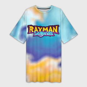Платье-футболка 3D с принтом Rayman Legends Легенды Рэймана в Новосибирске,  |  | rayman legends | легенды раймана | легенды раймонда | легенды реймана | райман легендс | рейман | рейман легендс | рэйман