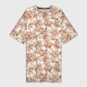 Платье-футболка 3D с принтом Купюры 5000 Рублей (деньги) в Новосибирске,  |  | бабки | баксы | банк | банкноты | бизнес | биткоин | богатство | брокер | бумажник | бюджет | валюта | взятка | вор | деньги | доллары | евро | зарплата | золото | казино | капитал | касса | кошелёк