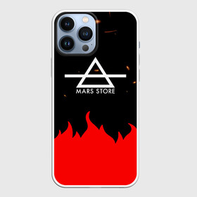 Чехол для iPhone 13 Pro Max с принтом [30 Seconds to Mars]   Fire в Новосибирске,  |  | Тематика изображения на принте: 30 seconds to mars | 30 секунд до марса | джаред лето | музыка | рок