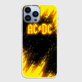 Чехол для iPhone 13 Pro Max с принтом [AC DC]   Neon в Новосибирске,  |  | ac dc | acdc | back in black | ас дс | асдс | музыка | рок