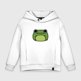 Детское худи Oversize хлопок с принтом Frog Lucky в Новосибирске, френч-терри — 70% хлопок, 30% полиэстер. Мягкий теплый начес внутри —100% хлопок | боковые карманы, эластичные манжеты и нижняя кромка, капюшон на магнитной кнопке | animals | childrens pictures | different animals | drawing | frog | frog lucky | lucky | popular illustration | детские картинки | животные | зверёк | звери | земноводных | картинка | лаки | лягуха | лягушечка | лягушка | лягушка лаки