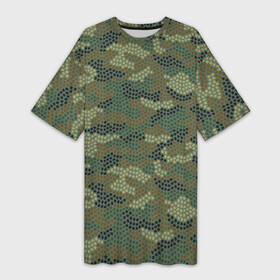 Платье-футболка 3D с принтом Абстрактный Камуфляж из Звёзд в Новосибирске,  |  | camouflage | military | армия | боец | ввс | вдв | вмф | военный камуфляж | воин | война | гру | десантник | дшб | камуфляж | кгб | маскировка | масхалат | мвд | милитари | мчс | омон | охота | охрана | патриот | пво