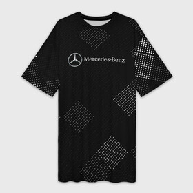 Платье-футболка 3D с принтом [Mercedes Benz]  В клетку в Новосибирске,  |  | amg | mercedes | mercedesamg gt | sport | амг | мерседес | мерседесбенц амг | спорт