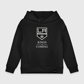 Детское худи Oversize хлопок с принтом Los Angeles Kings, Лос Анджелес Кингз в Новосибирске, френч-терри — 70% хлопок, 30% полиэстер. Мягкий теплый начес внутри —100% хлопок | боковые карманы, эластичные манжеты и нижняя кромка, капюшон на магнитной кнопке | Тематика изображения на принте: hockey | kings | los angeles | los angeles kings | nhl | usa | кингз | лос анджелес | лос анджелес кингз | нхл | спорт | сша | хоккей | шайба