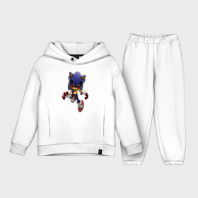 Детский костюм хлопок Oversize с принтом Sonic Exe   Hedgehog в Новосибирске,  |  | blood | ears | eyes | gloves | hedgehog | hype | muzzle | nose | sonic | video game | видеоигра | глаза | ёжик | кровь | мордочка | нос | пасть | перчатки | соник | хайп