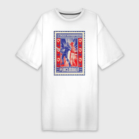 Платье-футболка хлопок с принтом Peacemaker. Миротворец и Линчеватель в Новосибирске,  |  | dc | peace | peacemaker | vigilante | джон сина | кристофер смит | линчеватель | мир | миротворец | пацифист | суперзлодей | энриан чейз