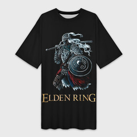 Платье-футболка 3D с принтом Седовласый рыцарь  Elden Ring в Новосибирске,  |  | demigod | elden | eternal | knight | logo | marika | queen | radagon | ring | soul | вечная | душа | кольцо | королева | лого | логотип | марика | погасшая | полубог | радагон | ринг | рыцарь | седовласый | элден | элдена