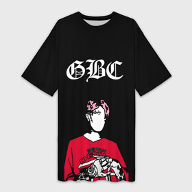 Платье-футболка 3D с принтом Lil Peep GBC Лил Пип Надпись в Новосибирске,  |  | Тематика изображения на принте: boi | crybaby | gbc | girl | goth | grunge | lil | music | peep | retro | rip | rock | tatoo | аниме | гранж | лил | музыка | надпись | пип | плакса | полосы | реп | розовый | рэп | тату | цыпленок | эмо