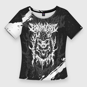 Женская футболка 3D Slim с принтом babymetal baby metal в Новосибирске,  |  | babymetal | j pop | japan | бэбиметал | дэт метал | каваий метал | моа кикути | судзука накамото | юи мидзуно | япония