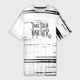 Платье-футболка 3D с принтом don t starve together. в Новосибирске,  |  | Тематика изображения на принте: bosses | deerclops | dont starve | dont starve together | dragonfly | dst | guide | klaus | ruins rush
