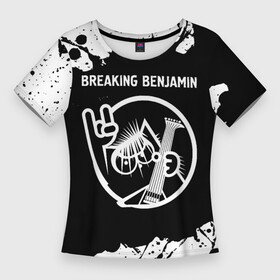 Женская футболка 3D Slim с принтом Breaking Benjamin + КОТ + Брызги в Новосибирске,  |  | band | benjamin | breaking | breaking benjamin | metal | paint | rock | бенджамин | брейкин | брызги | группа | кот | краска | рок