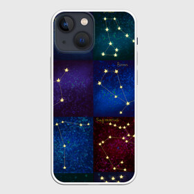 Чехол для iPhone 13 mini с принтом Созвездия Северного полушария летом в Новосибирске,  |  | constellations | galaxy | stars | вселенная | звезды | небо | ночное | полушарие | северное | созвездия