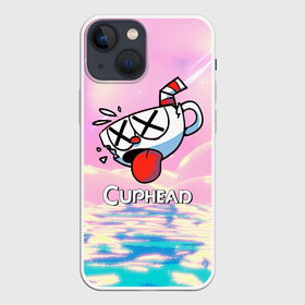 Чехол для iPhone 13 mini с принтом Cuphead | Разбитая чашечка в Новосибирске,  |  | cuphead | cupheadshow | игра чашки | капхед | капхэд | нетфликс | чашечки | чашка | чашки | шоу | шоу чашечка