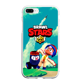 Чехол для iPhone 7Plus/8 Plus матовый с принтом brawlstars Выстрел Бонни Bonny в Новосибирске, Силикон | Область печати: задняя сторона чехла, без боковых панелей | Тематика изображения на принте: boni | bonnie | brawl | brawl stars | brawlstars | brawl_stars | бони | бонни | бравлстарс