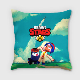 Подушка 3D с принтом brawlstars Выстрел Бонни Bonny в Новосибирске, наволочка – 100% полиэстер, наполнитель – холлофайбер (легкий наполнитель, не вызывает аллергию). | состоит из подушки и наволочки. Наволочка на молнии, легко снимается для стирки | Тематика изображения на принте: boni | bonnie | brawl | brawl stars | brawlstars | brawl_stars | бони | бонни | бравлстарс