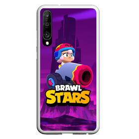 Чехол для Honor P30 с принтом BrawlStars Бонни с пушкой Bonny в Новосибирске, Силикон | Область печати: задняя сторона чехла, без боковых панелей | Тематика изображения на принте: boni | bonnie | brawl | brawl stars | brawlstars | brawl_stars | бони | бонни | бравлстарс