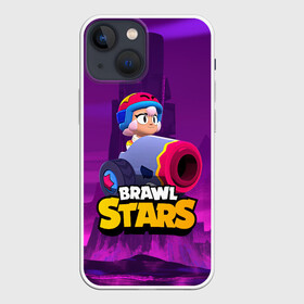 Чехол для iPhone 13 mini с принтом BrawlStars Бонни с пушкой Bonny в Новосибирске,  |  | boni | bonnie | brawl | brawl stars | brawlstars | brawl_stars | бони | бонни | бравлстарс