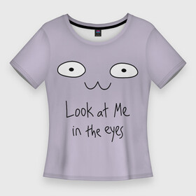 Женская футболка 3D Slim с принтом Жуткий месяц. Футболка мамы Лилы в Новосибирске,  |  | lila | pump | skid | spooky month | жуткий месяц | лайла | лила | памп | скид