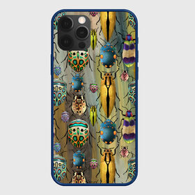 Чехол для iPhone 12 Pro с принтом Яркие жуки в Новосибирске, силикон | область печати: задняя сторона чехла, без боковых панелей | Тематика изображения на принте: божья коровка | жуки | насекомые | природа | яркие жуки